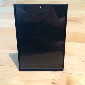 Black metal photo frame